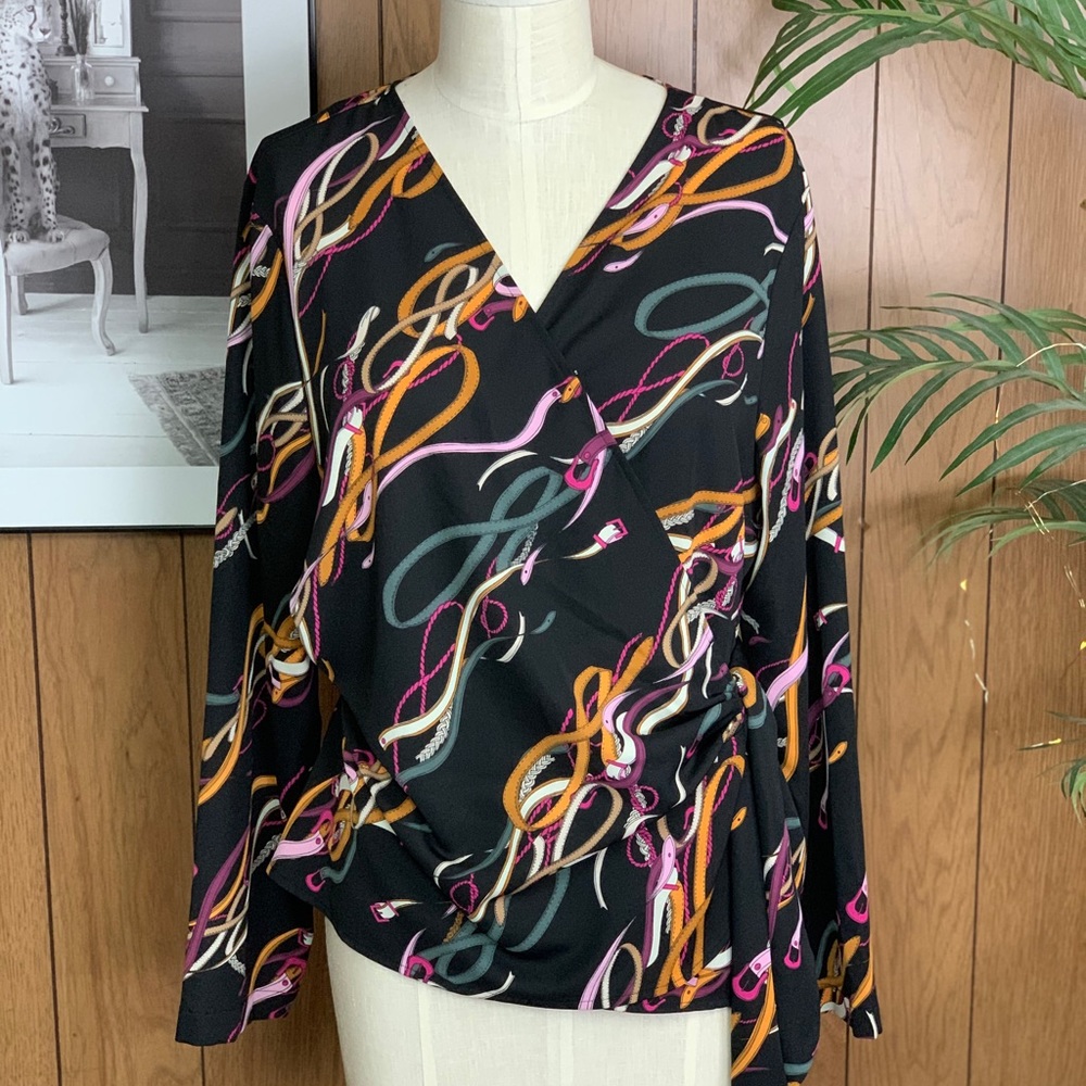 Nine West Wrap Top